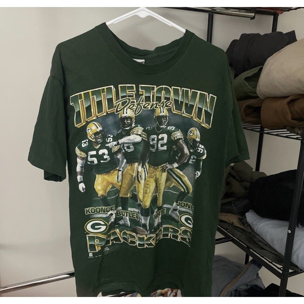 vintage titletown defense shirt Size Large